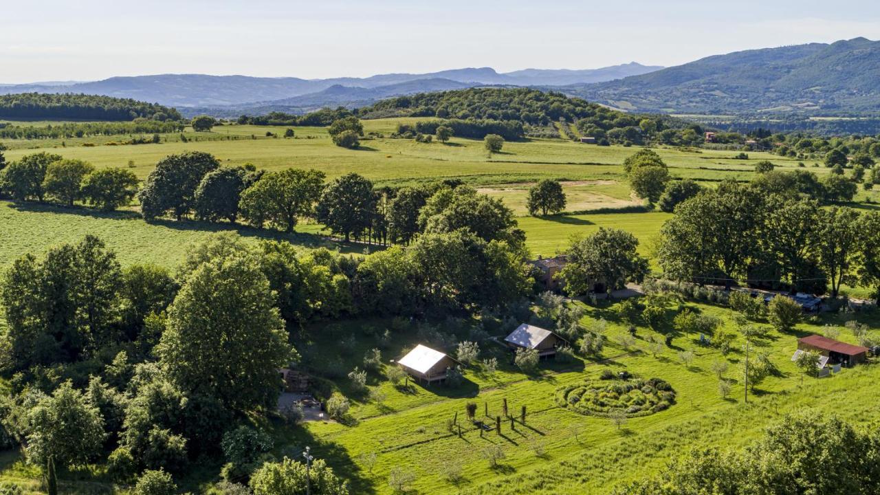 Glamping In Toscana, Luxury Tents In Agriturismo Biologico 索拉诺 外观 照片