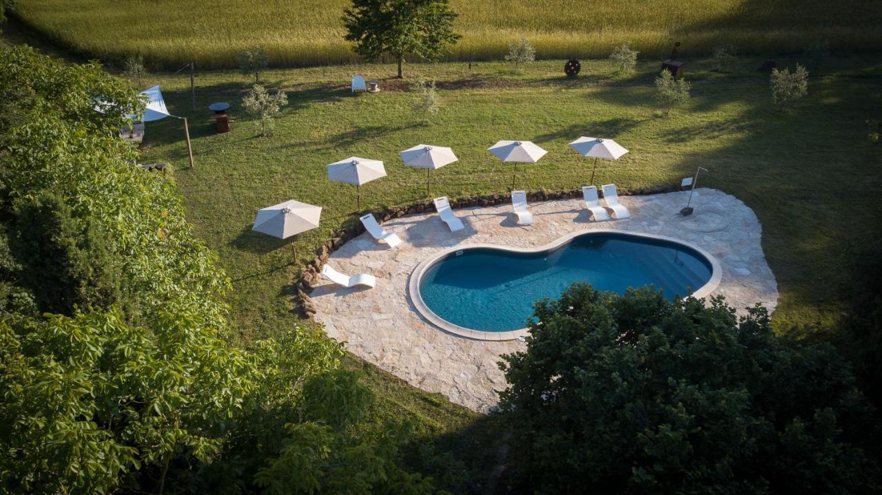 Glamping In Toscana, Luxury Tents In Agriturismo Biologico 索拉诺 外观 照片